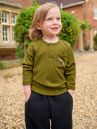 Hamburg Brushed Top, Olive Green – view 4