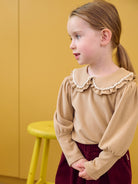 Vienna Pearl Top, Khaki – view 6