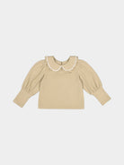Vienna Pearl Top, Khaki – view 2