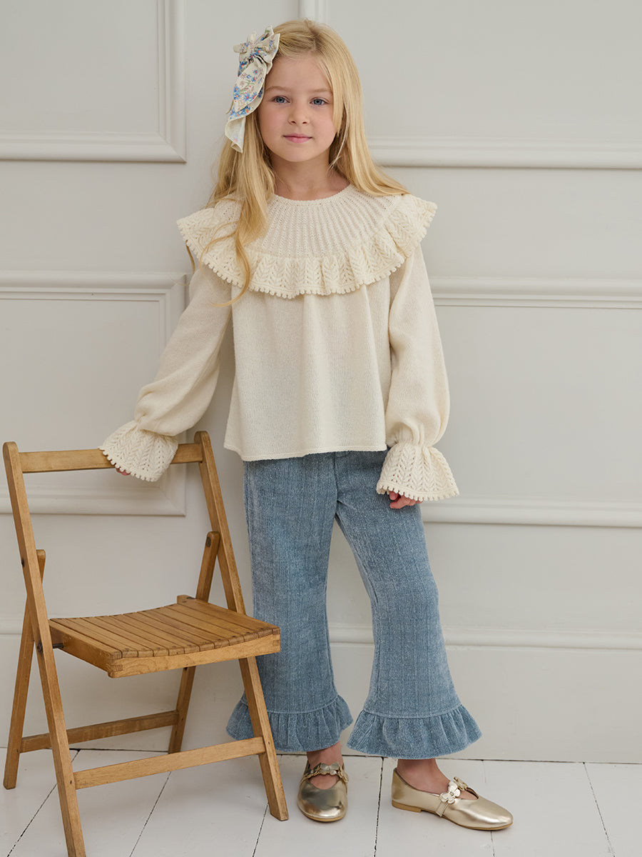 Peterborough Embroidered Jeans, Baby Blue – Happyology