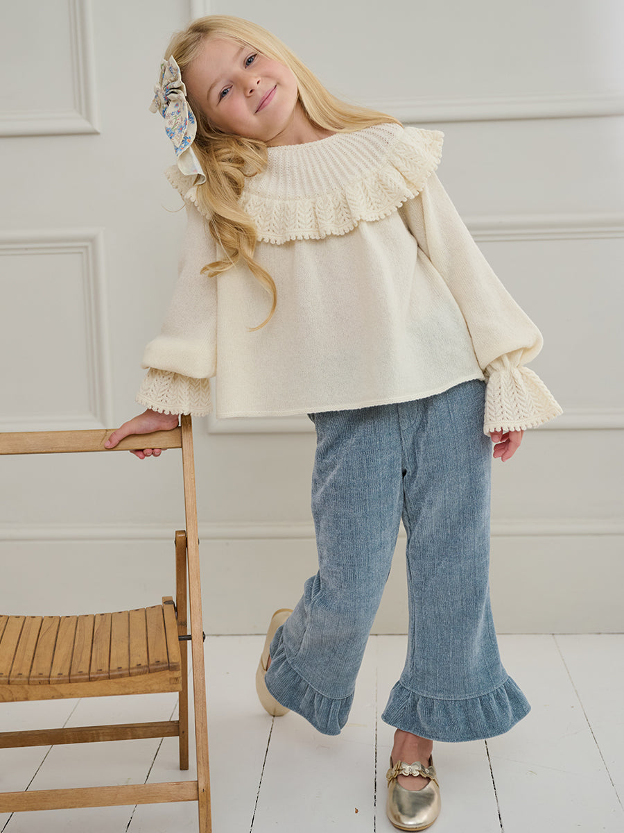 Peterborough Embroidered Jeans, Baby Blue – view 4