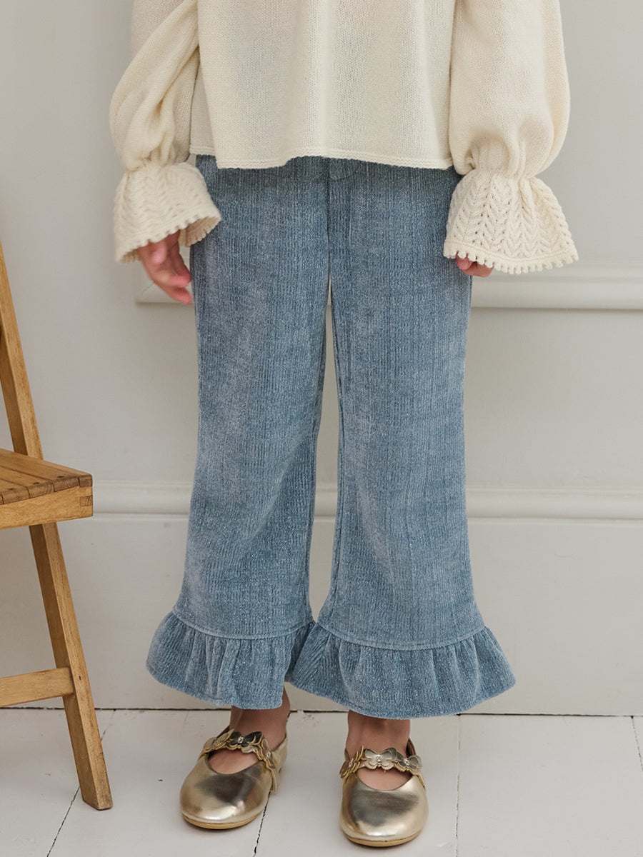 Peterborough Embroidered Jeans, Baby Blue – view 6