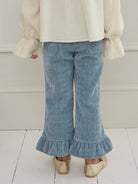 Peterborough Embroidered Jeans, Baby Blue – view 7